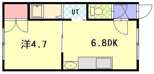 ＣｏｗＣｏｗ永山Ａ105間取図