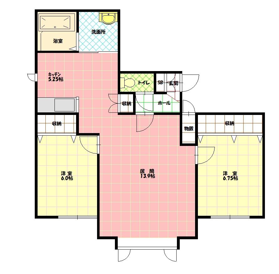 エトワール東光１０１間取図