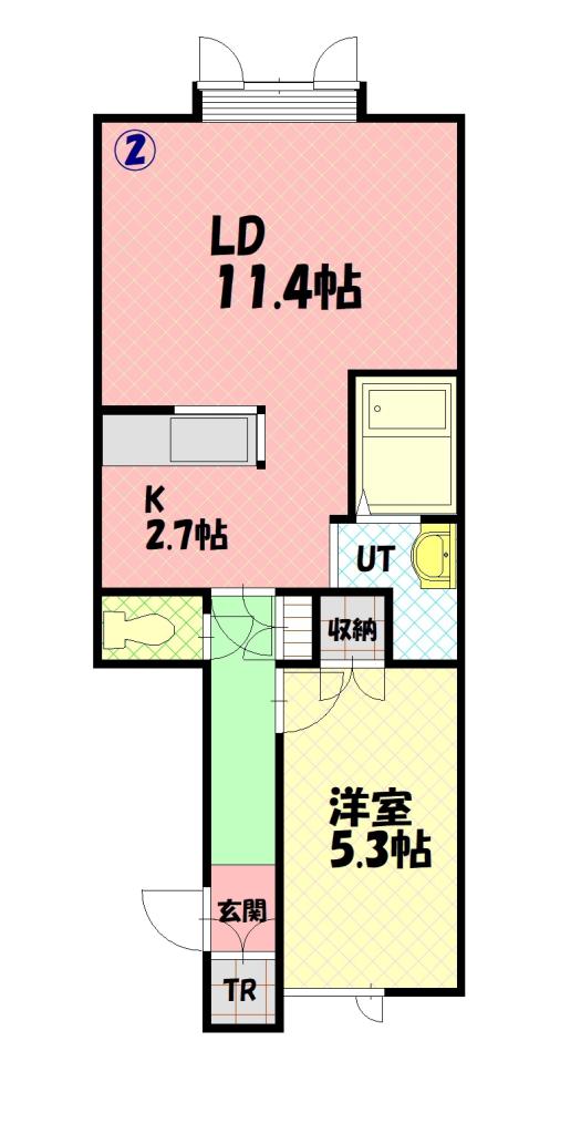 Ｈｙｐｅｒｉｏｎ１０２間取図
