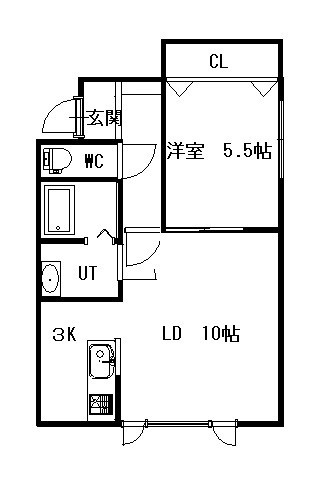 ファンタジスタ２０３間取図