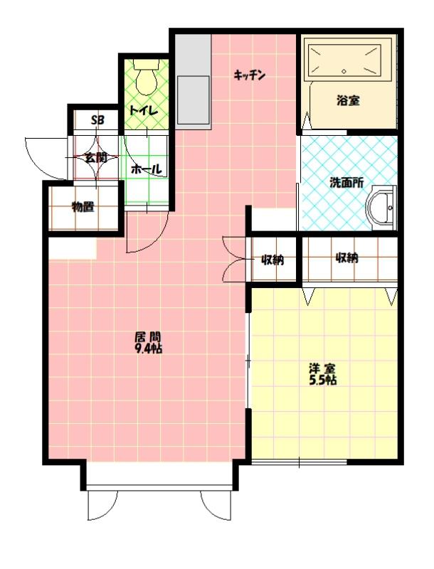イースエピカＡ２０５間取図