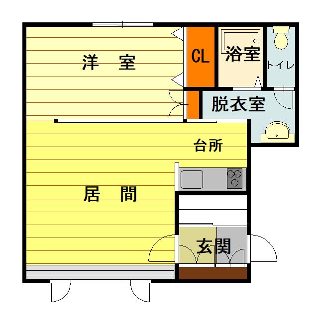 ウォーターリップⅣ１０２間取図