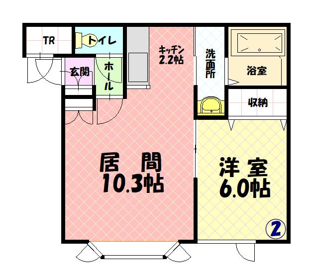 ブルーソールＣ102間取図