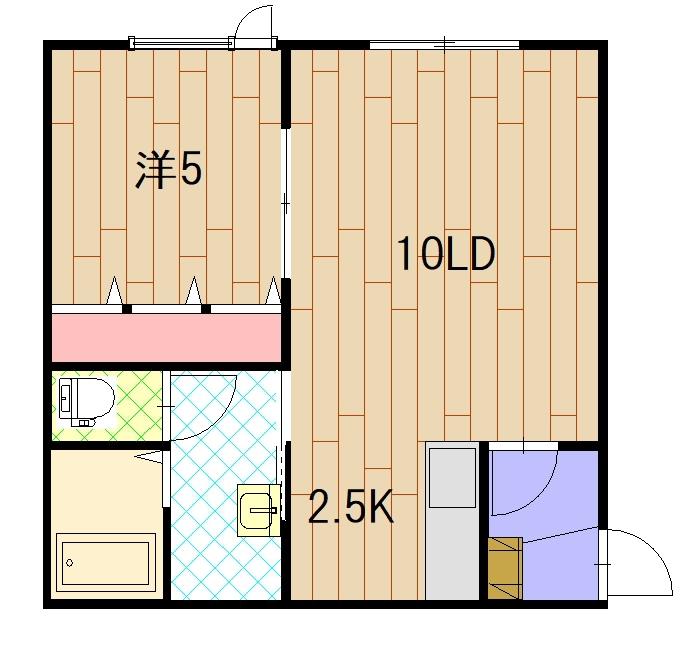 グランディＨ間取図