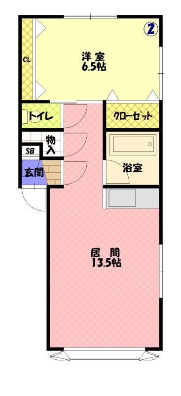メゾンセレスト１０２間取図