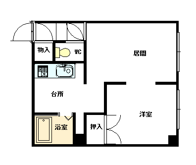 サライ１０１間取図