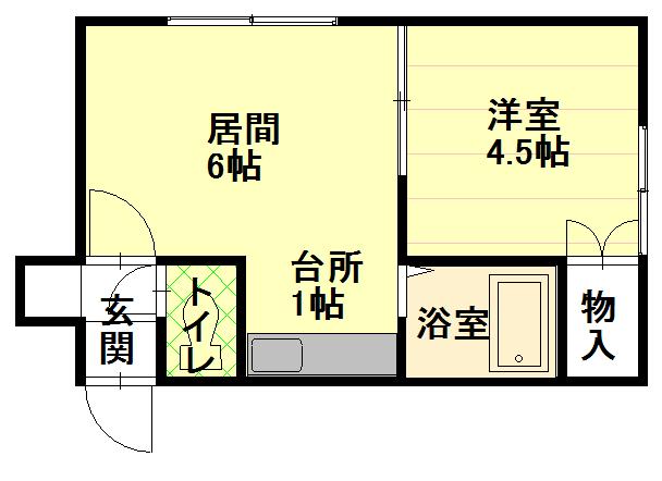 エスパニア６106間取図