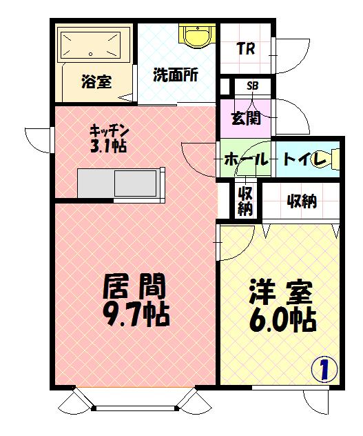ブルーソール101間取図
