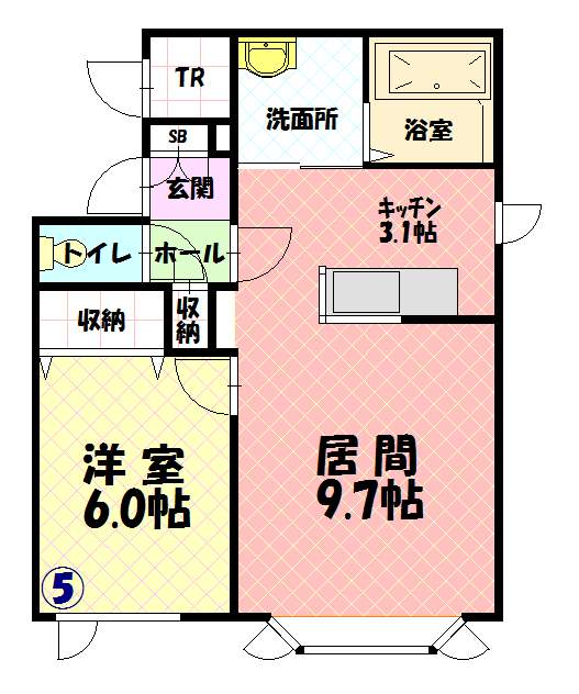 ブルーソール205間取図