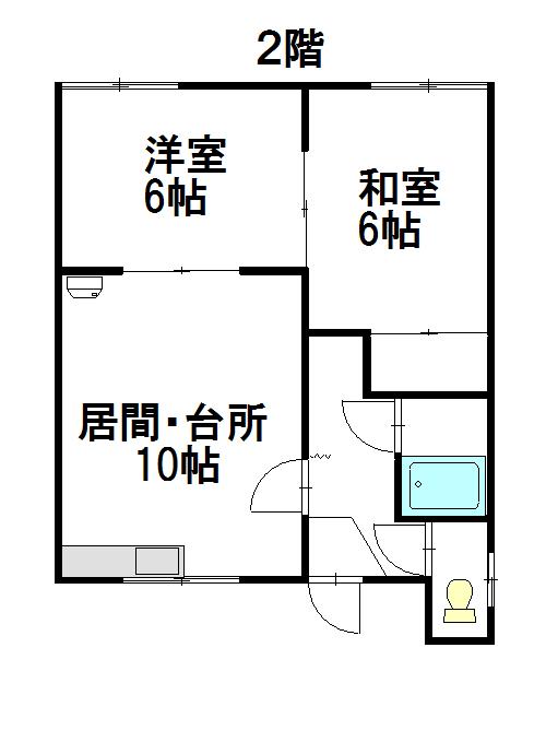 サンコーマンション２０２間取図
