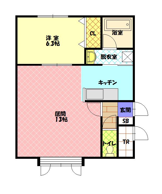 ルノンＤ１０１間取図
