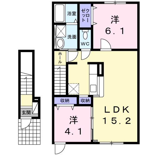 アーク・ガーデンⅡ２０３間取図