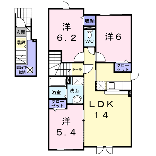 Lotus Valley201間取図