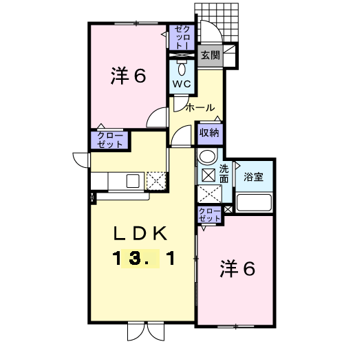 ビクトリー・Ａ１０４間取図