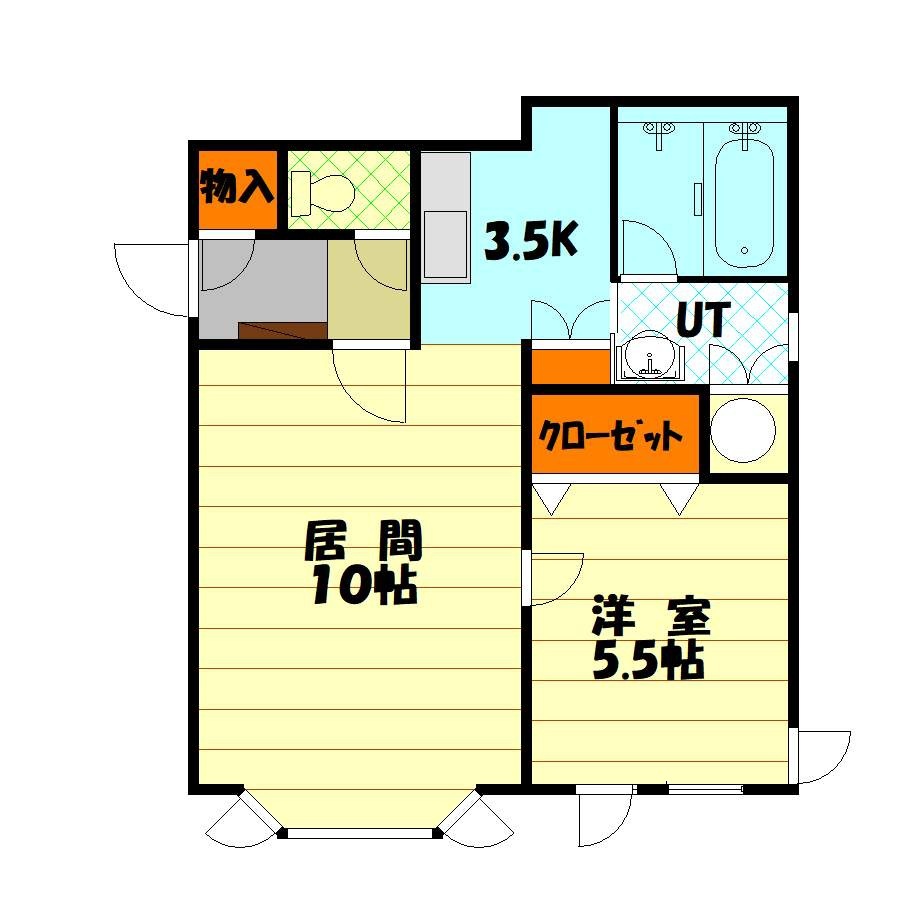 カリオンＲ１０５間取図