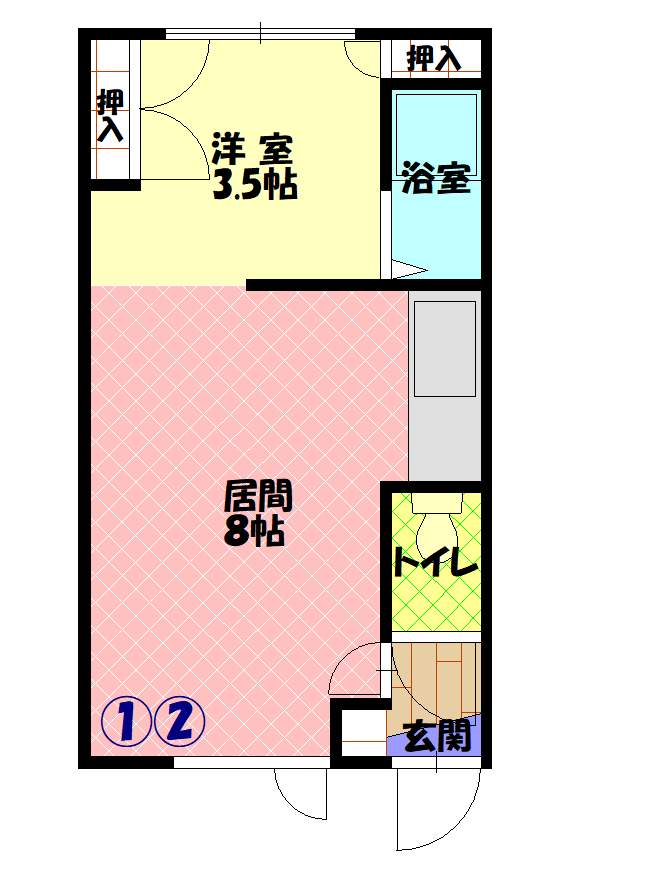 パラシオ102間取図