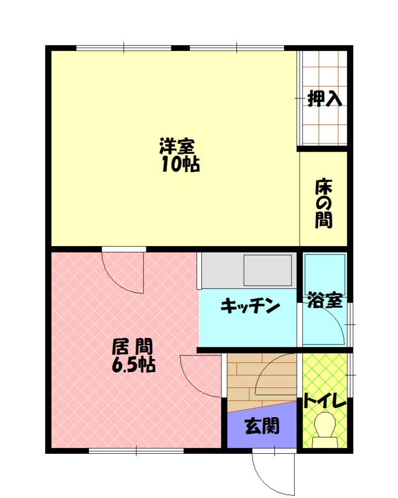エルム旭町202間取図