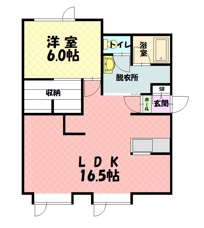 Ｃａｓａ　Ｇｒａｎｄｅ201間取図