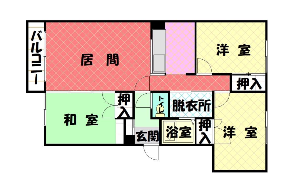 グレイトピアレジデンス303間取図