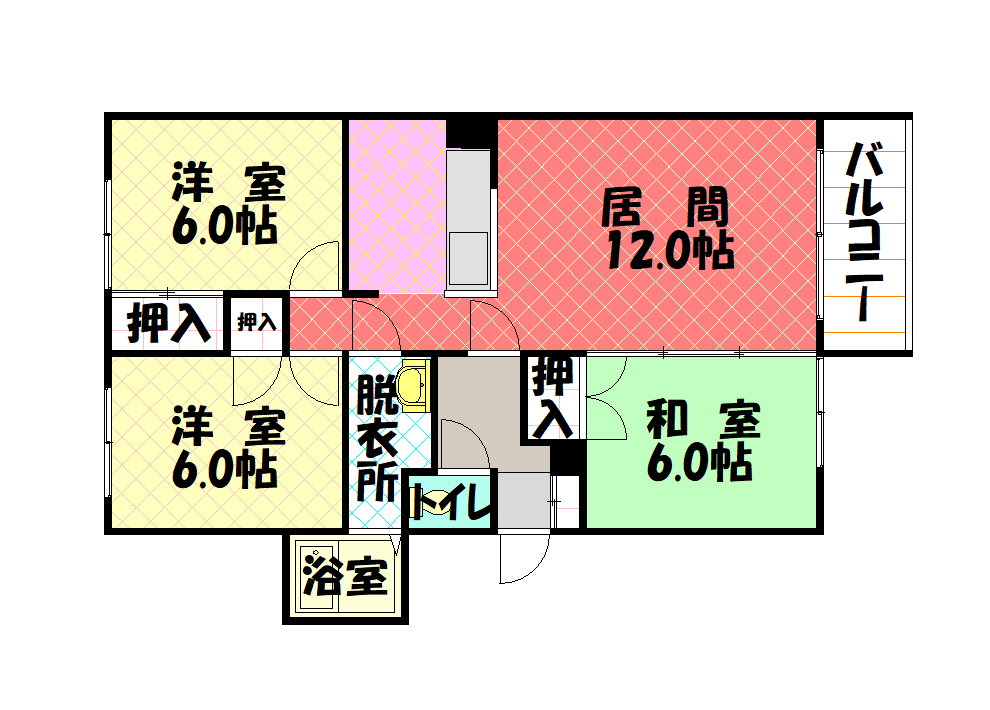 グレイトピアレジデンス105間取図