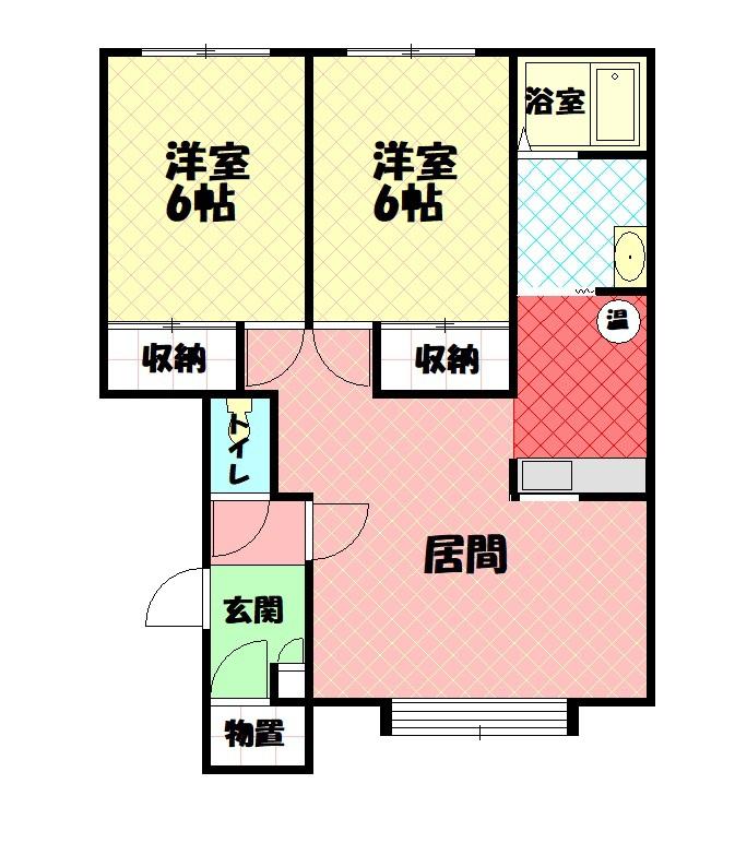 シャンパニー202間取図