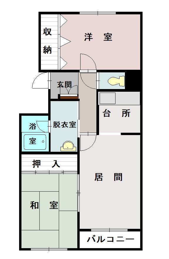 ガーデンハウス303間取図