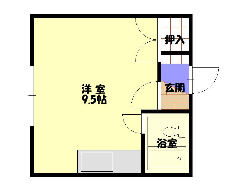サンフレンズ１条301間取図