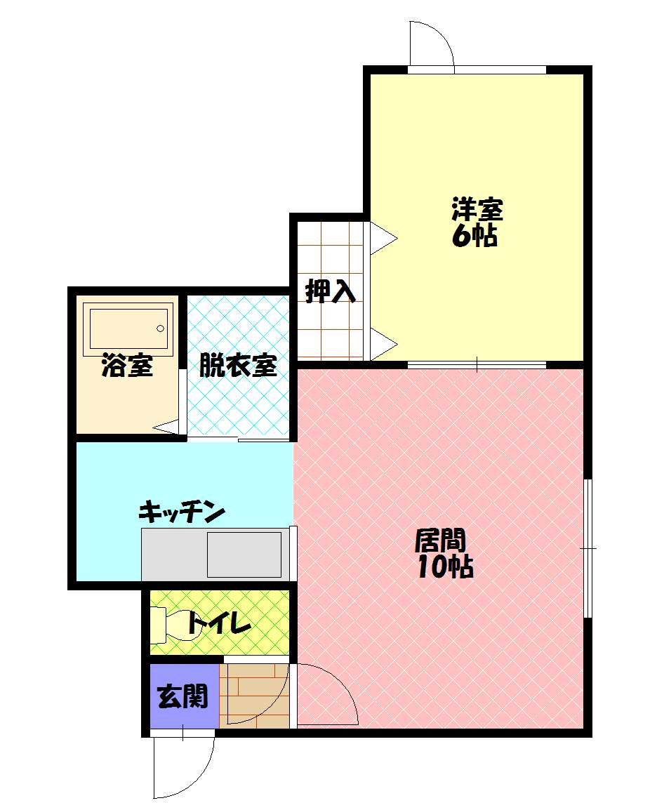 リッツ豊岡303間取図