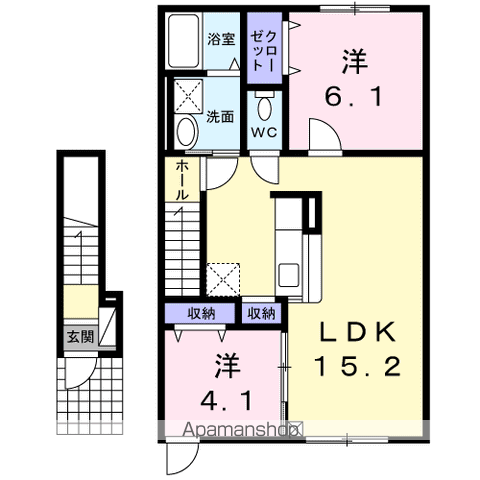 ビクトリー深川A203間取図