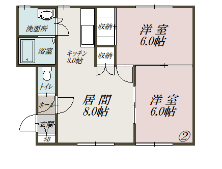 アイオライト202間取図