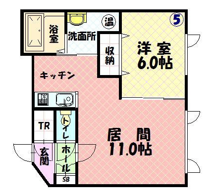 ユリアール205間取図
