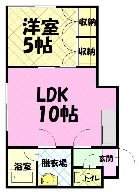 セラーノⅢ202間取図