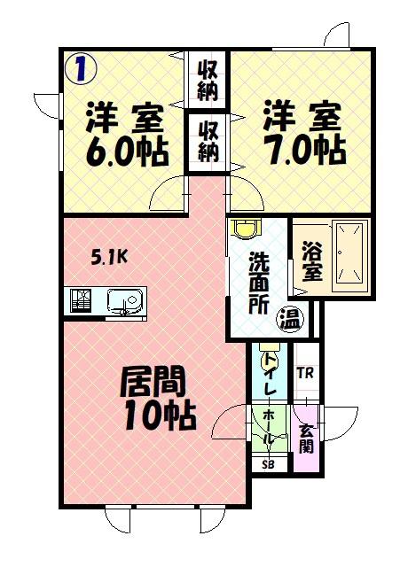 ＡＧＯＲＡ１０１間取図