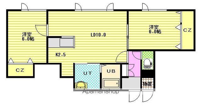 リナージュＢ202間取図