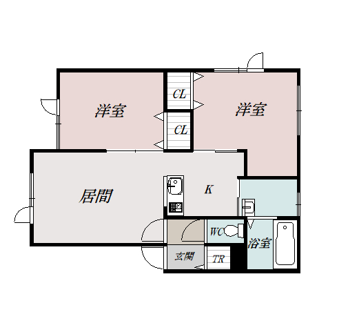 ウィステリア２０１間取図