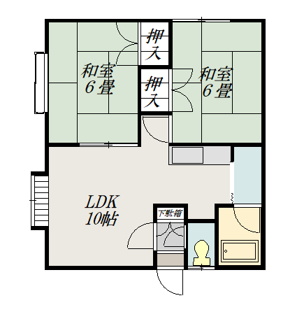 パークサイド髙畠101間取図