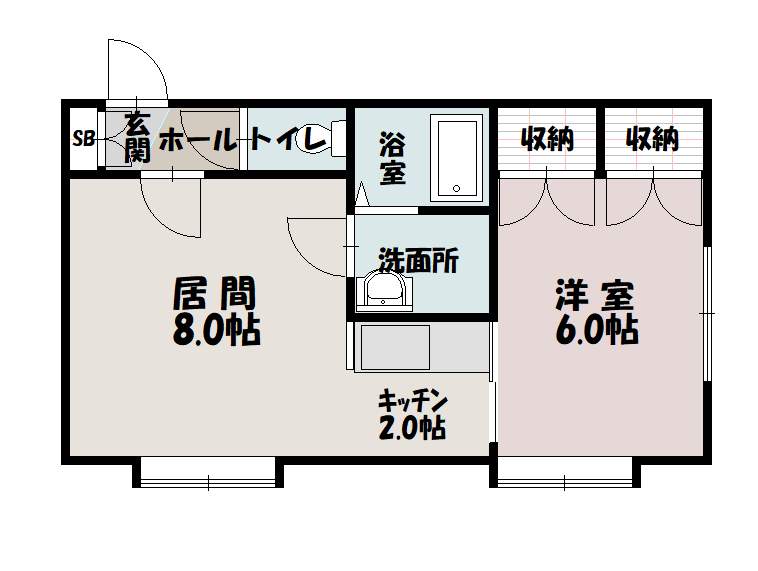エルブランドⅠ105間取図