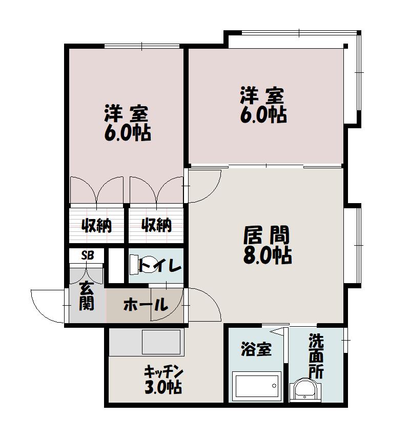 エルブランドⅠ103間取図
