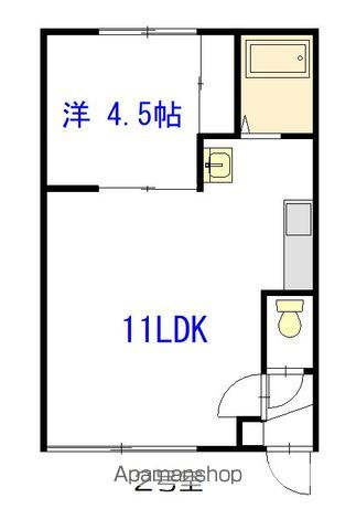ハンドレッドヴィレッジＩ202間取図