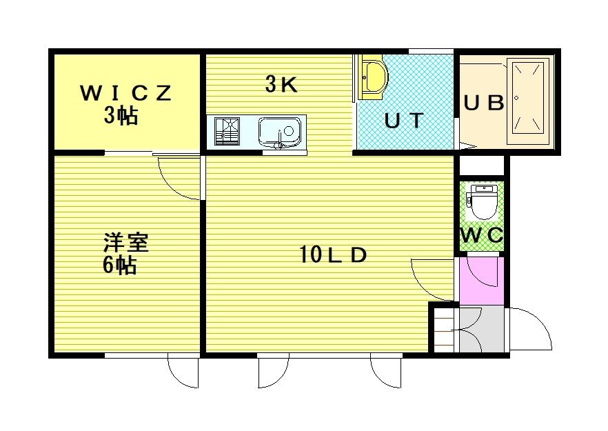 YSハイツ101間取図
