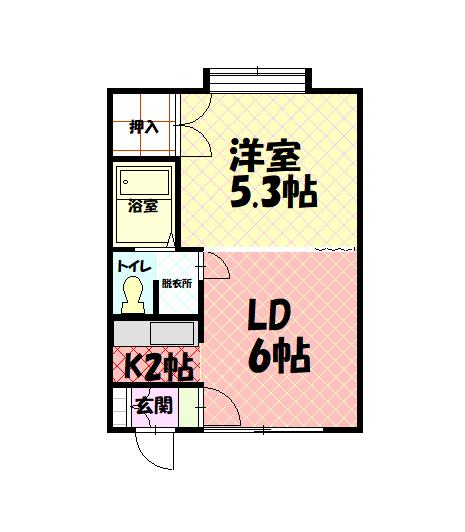 ラ・グラン大町105間取図
