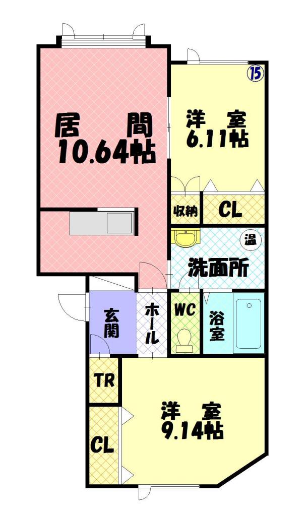 アンダンテＦ315間取図