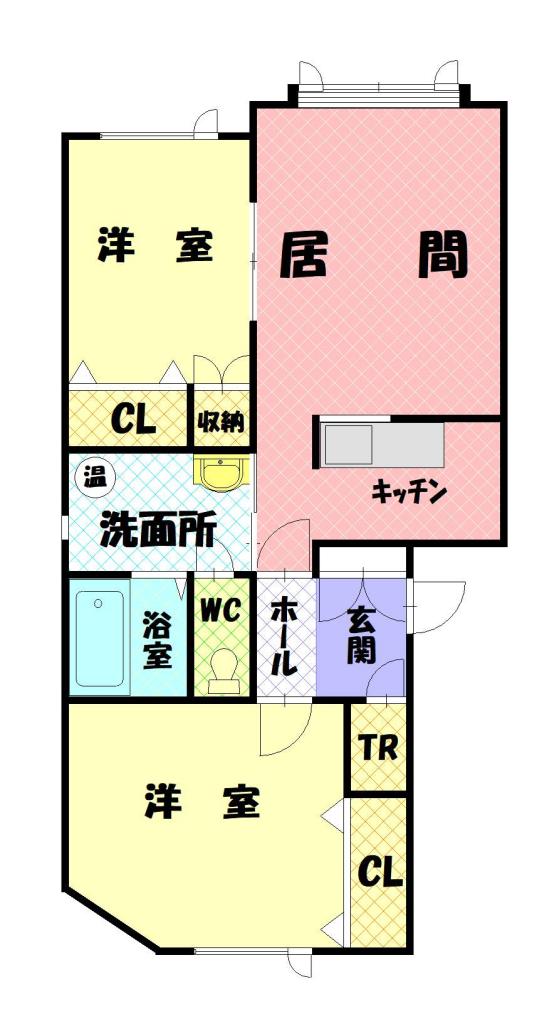 アンダンテＦ313間取図