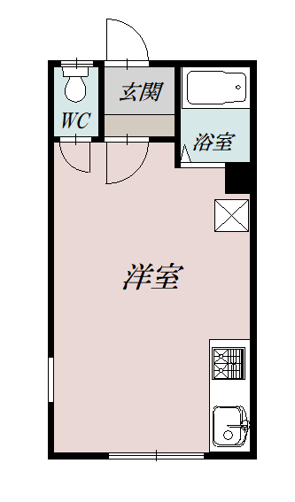 カネカハイツ101間取図