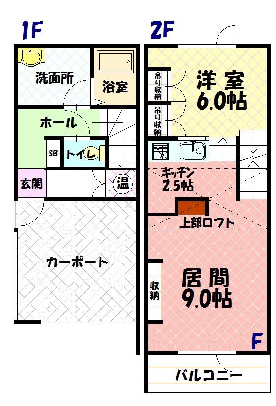 Ｔ．Ｍ．Ｓ　Ａ棟Ｆ間取図