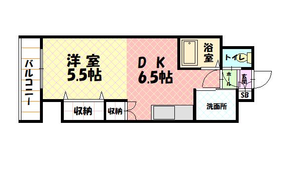 ビッグバーンズマンション旭川803間取図
