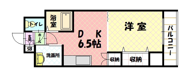 ビッグバーンズマンション旭川801間取図