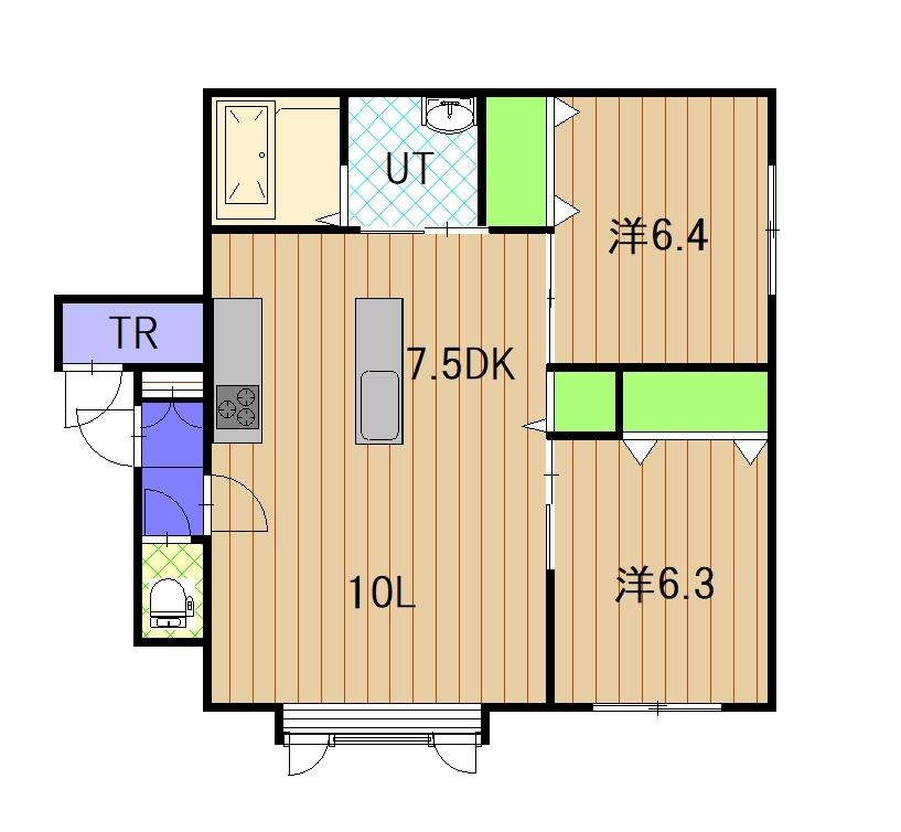 ワイステラ６２０２間取図