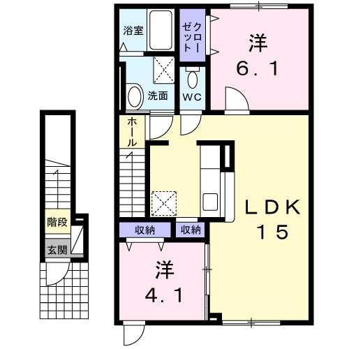 フラン　コリーヌ２０２間取図