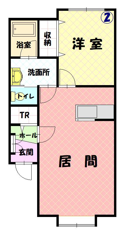 アルト６１０２間取図